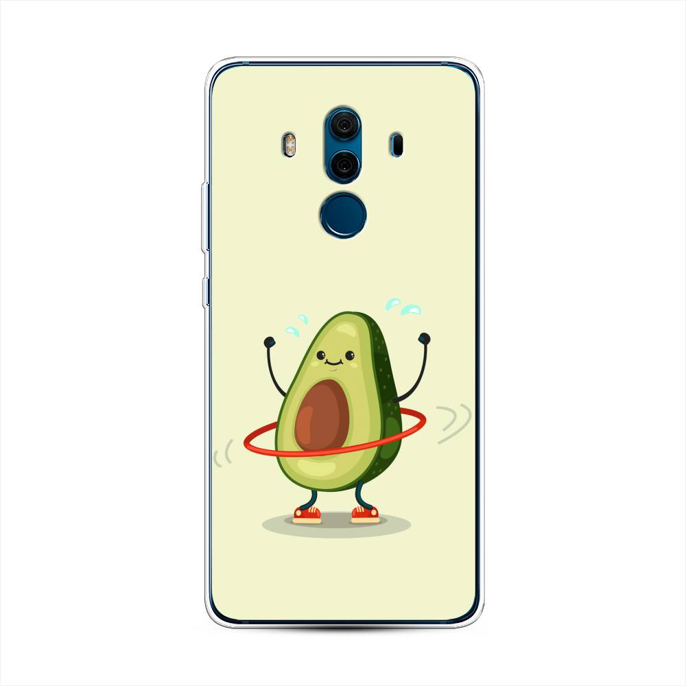 

Чехол Awog на Huawei Mate 10 Pro "Авокадо с обручем", Разноцветный, 63450-10
