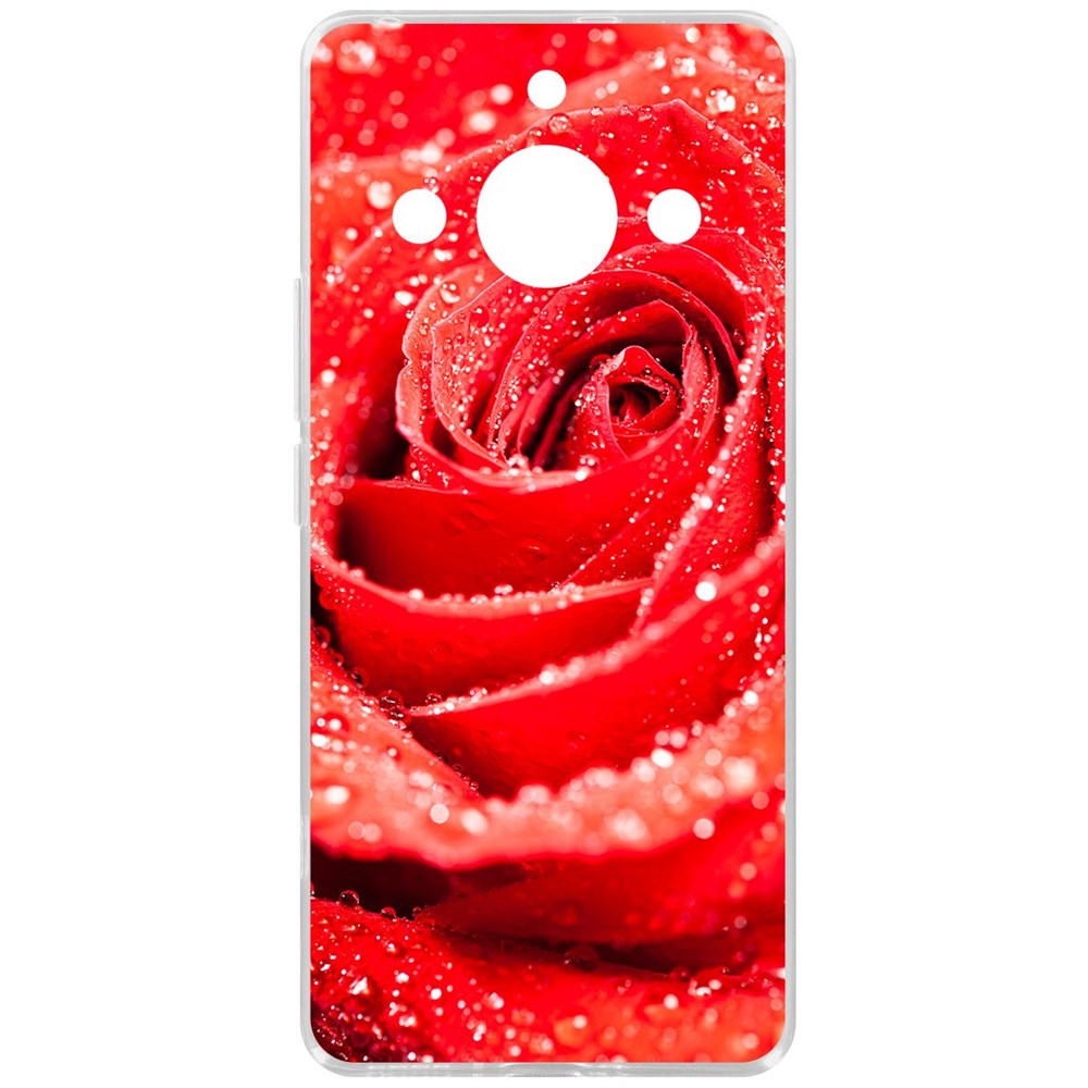 

Чехол-накладка Krutoff Clear Case Роза для Realme 11 Pro, Прозрачный