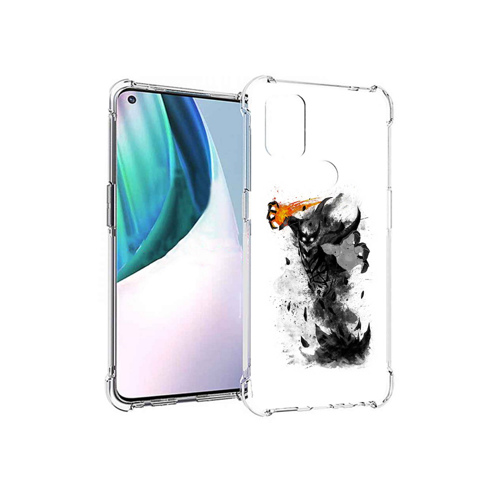 

Чехол MyPads Tocco для OnePlus Nord N10 5G nevermore черно белый (PT227047.129.21), Прозрачный, Tocco