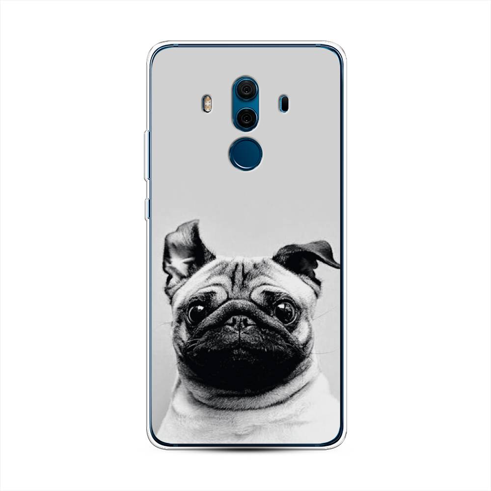 

Чехол Awog на Huawei Mate 10 Pro "Ушастый мопс", Разноцветный, 63450-1