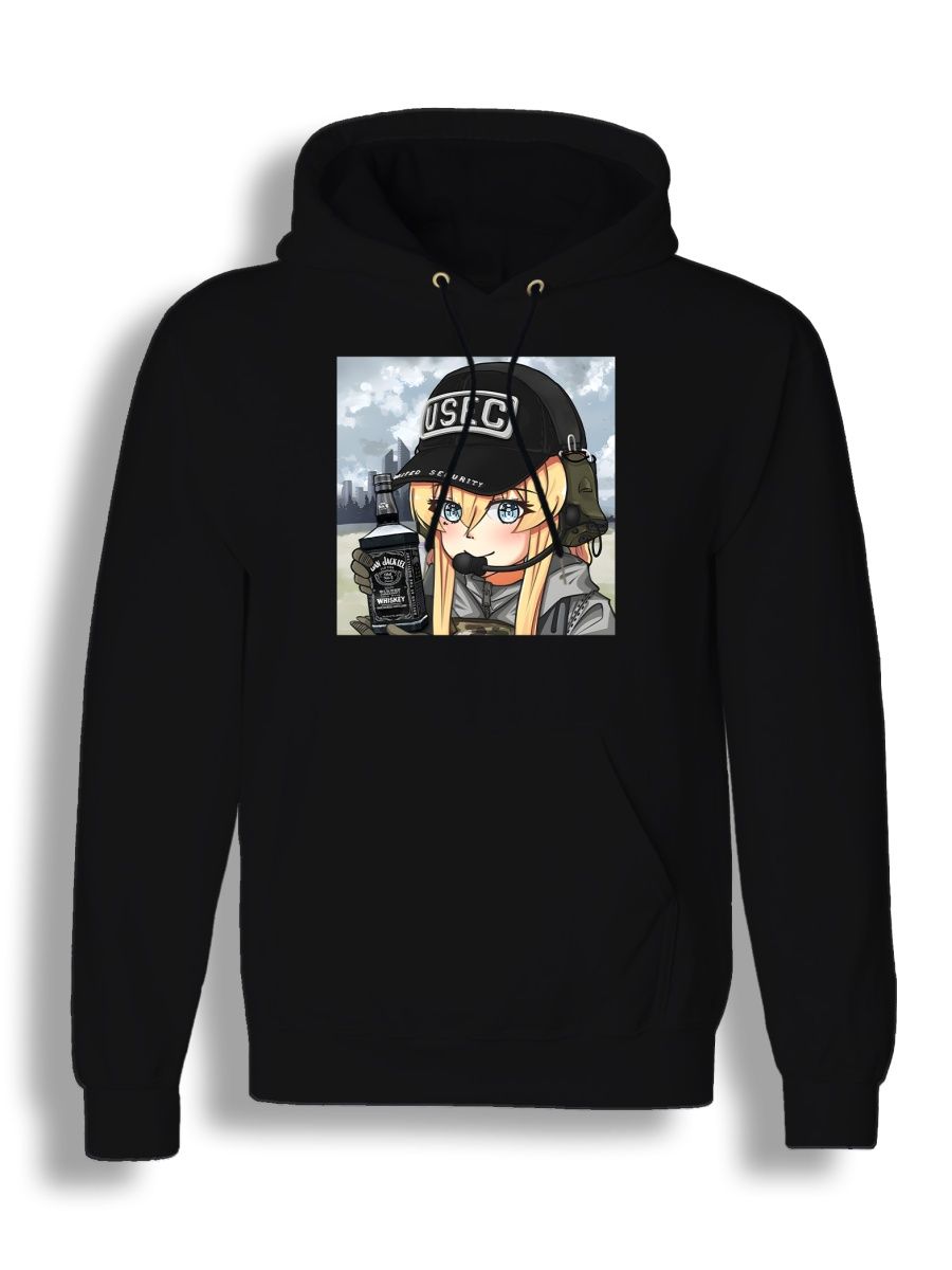 

Худи унисекс СувенирShop Аниме тян/Тарков/Tarkov 16 черное 2XL, "Аниме тян/Тарков/Tarkov" 16