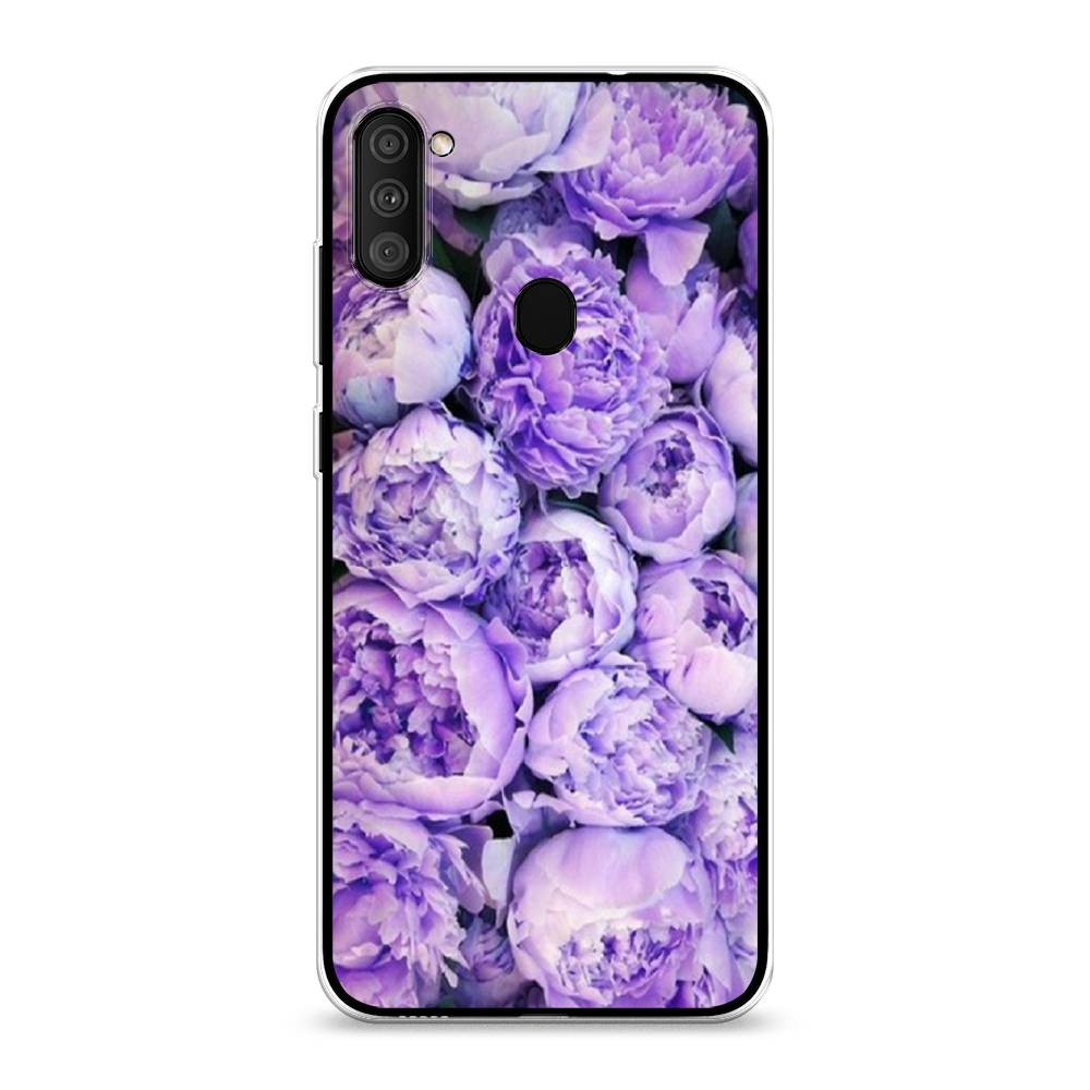 

Чехол Awog на Samsung Galaxy M11 / Самсунг M11 "Пионы сиреневые", Разноцветный, 2100650-8