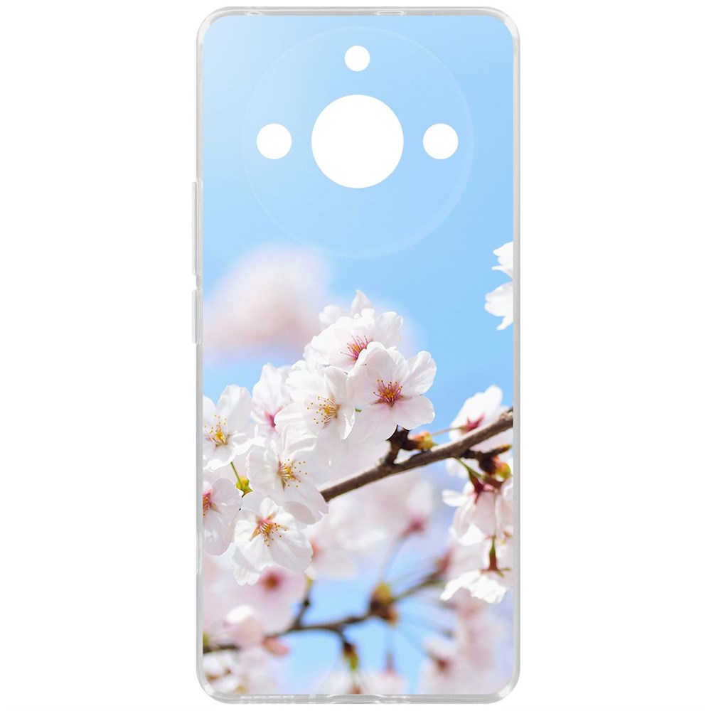 

Чехол-накладка Krutoff Clear Case Цветение для Realme 11 Pro+, Прозрачный