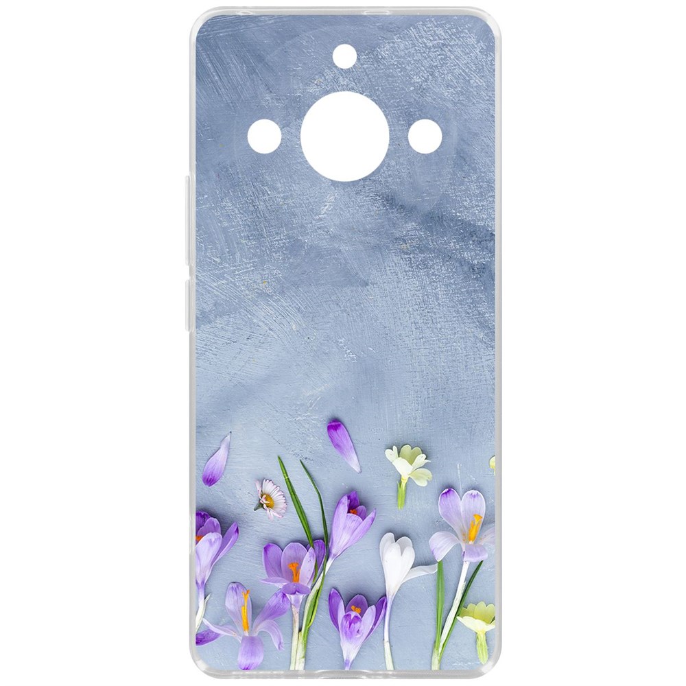 

Чехол-накладка Krutoff Clear Case Цветочное настроение для Realme 11 Pro+