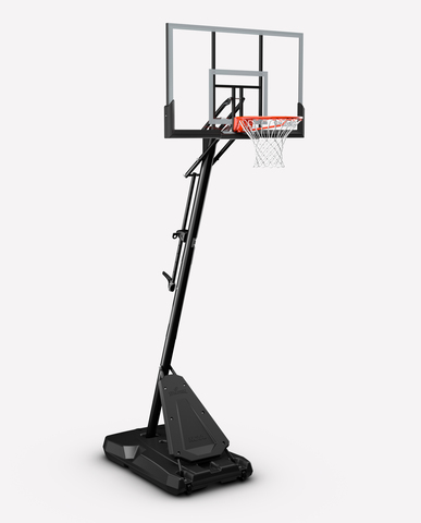 фото Баскетбольная стойка мобильная, акрил spalding 54’ gold portable