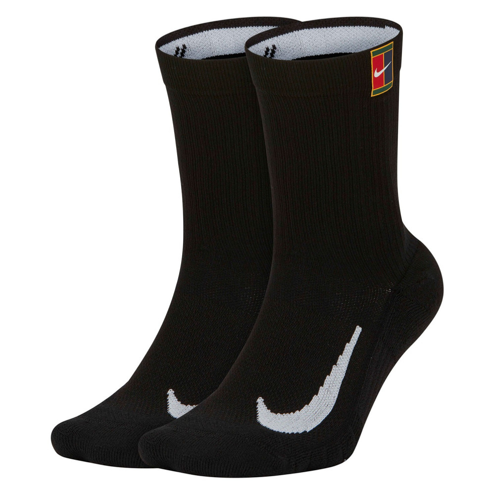 

Носки унисекс Nike Court Multiplier Cushioned Crew черные M, Черный, Court Multiplier Cushioned Crew