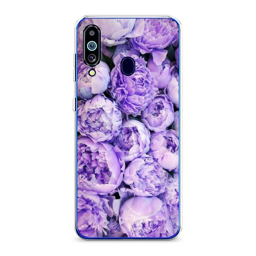 

Чехол Awog на Samsung Galaxy M40/A60 "Пионы сиреневые", Разноцветный, 28750-8