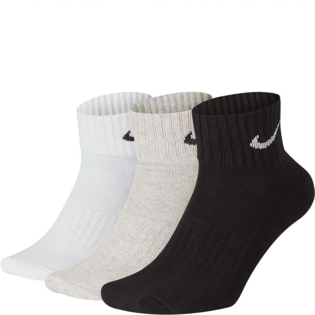 

Комплект носков унисекс Nike Value Cotton Quarter разноцветных M, Разноцветный, Value Cotton Quarter