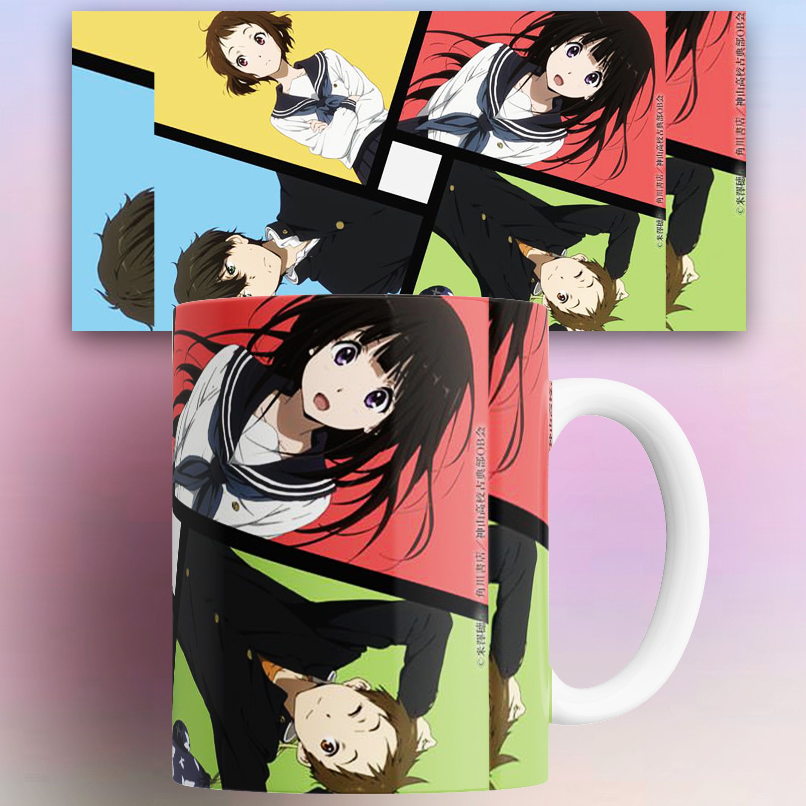 

Кружка аниме Хёка Hyouka Эру Читанда Хотаро Орэки 330 мл