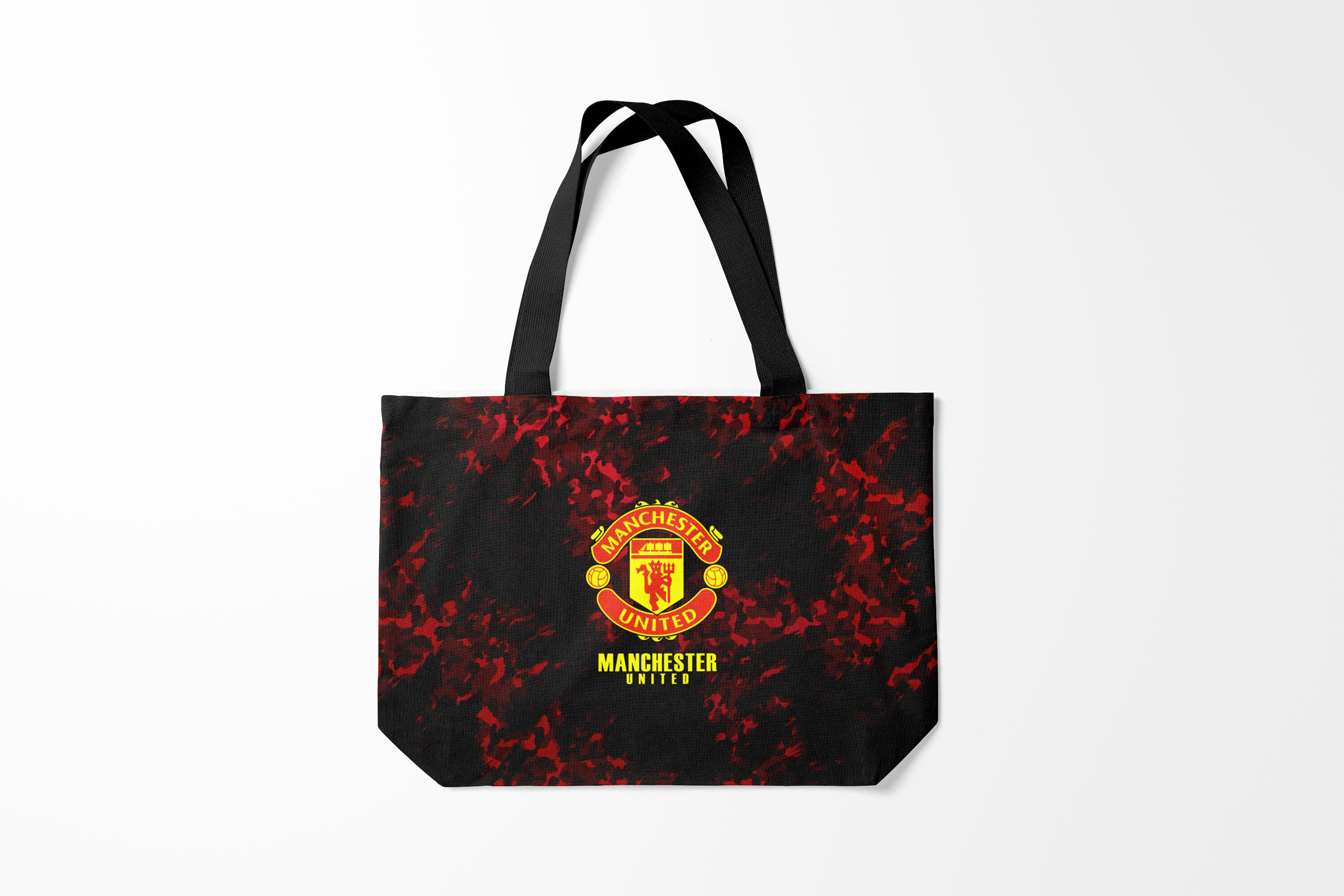

Сумка шoппер унисекс Burnettie Manchester United, черный, Manchester United