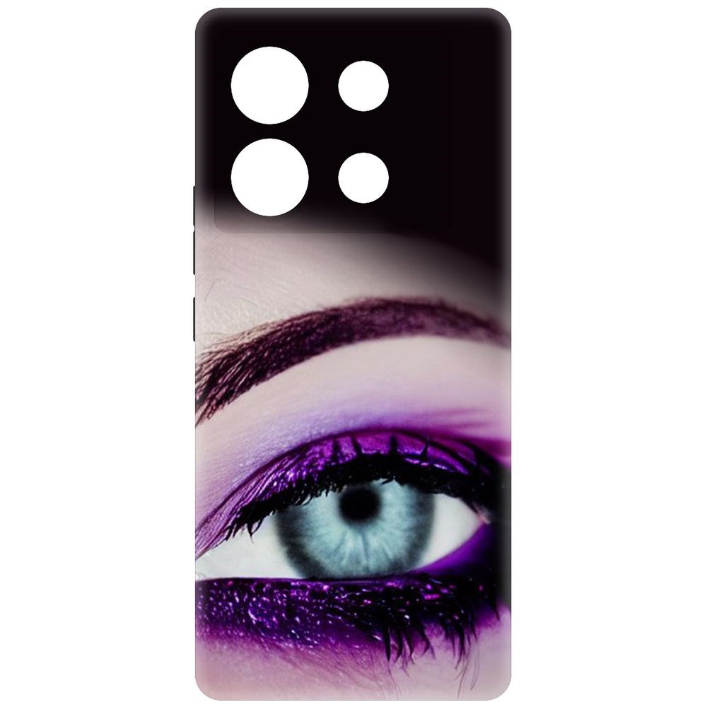 

Чехол-накладка Krutoff Soft Case Взгляд для Infinix Zero 30 5G черный