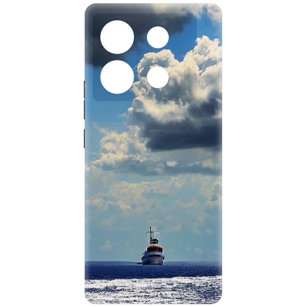 

Чехол-накладка Krutoff Soft Case Море для Infinix Zero 30 5G черный