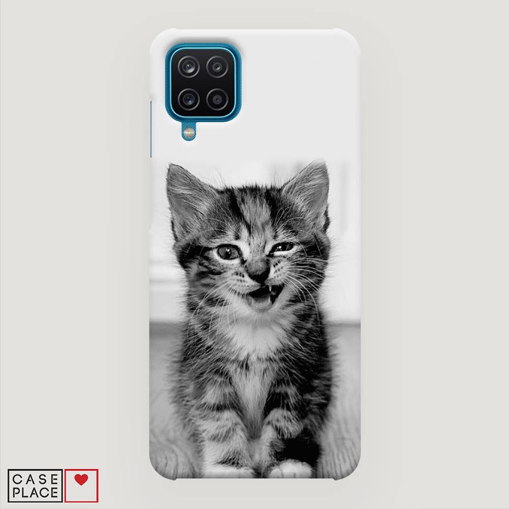 

Пластиковый чехол "Подмигивающий котенок" на Samsung Galaxy M12, 2102620-1