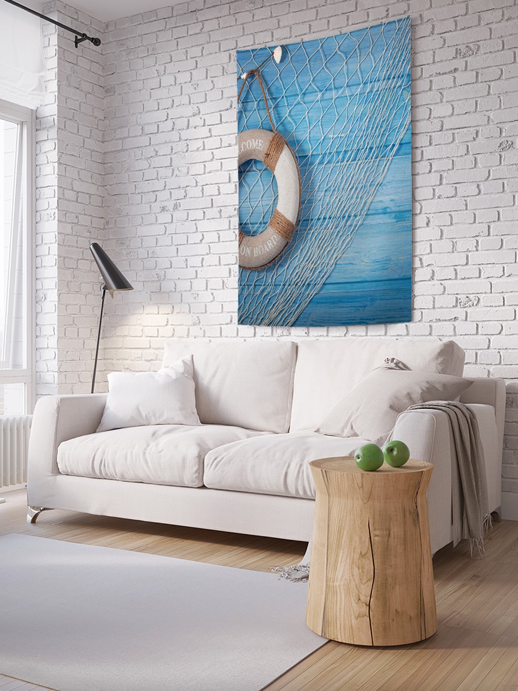 

Вертикальное фотопанно на стену JoyArty Бортовая сеть 150x200 см, Бортовая сеть