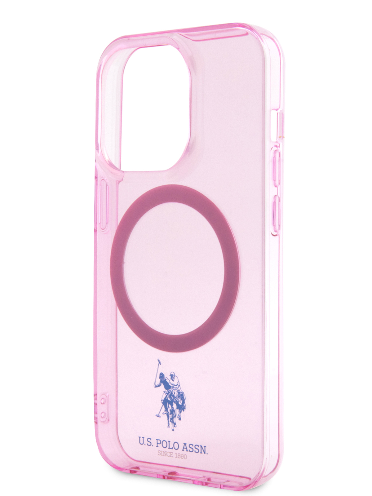Чехол U.S. Polo для iPhone 14 Pro с MagSafe Pink