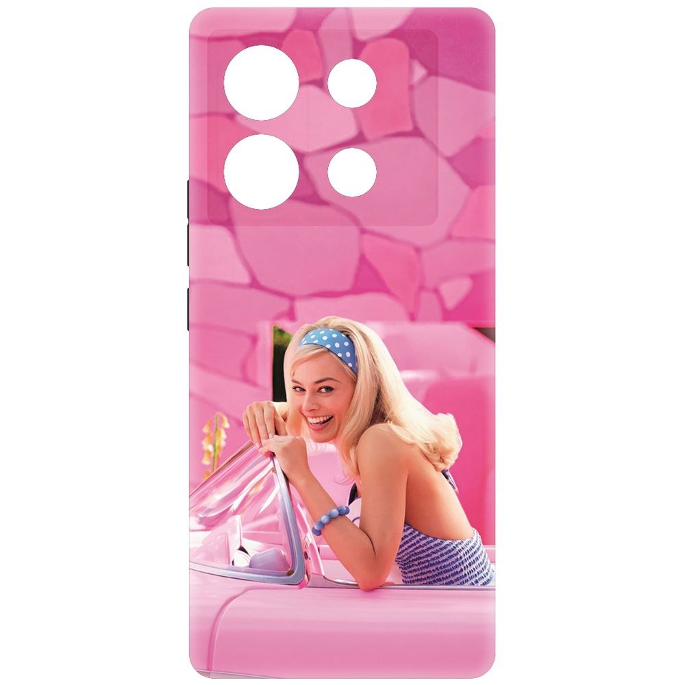 

Чехол-накладка Krutoff Soft Case Барби в розовом для Infinix Zero 30 5G черный