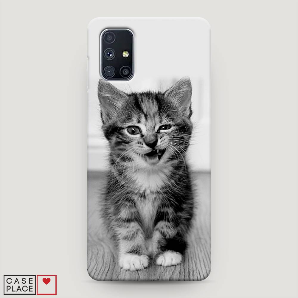 

Пластиковый чехол "Подмигивающий котенок" на Samsung Galaxy M51, 2101520-1