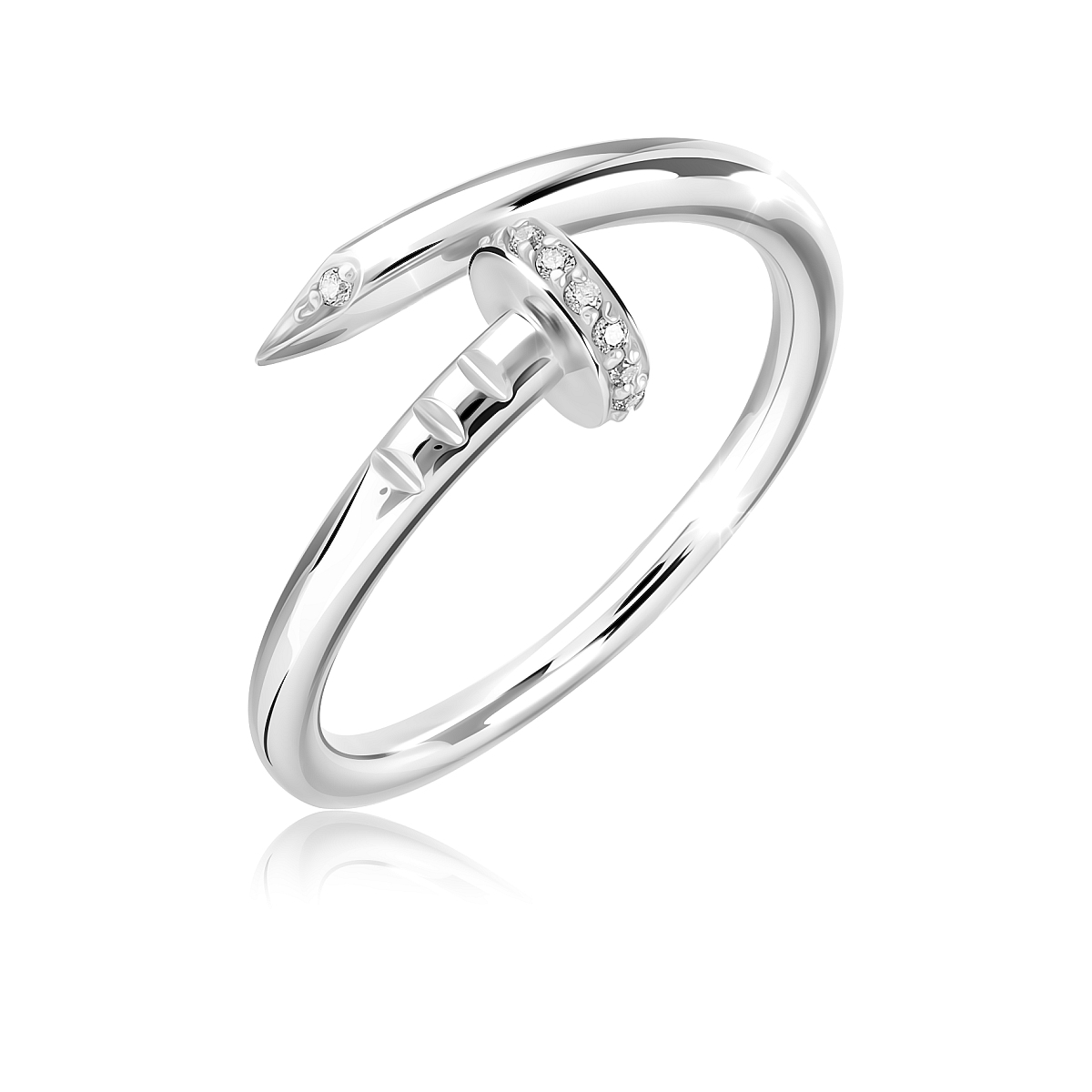 

Кольцо из серебра VALTERA 118397, фианит, 118397