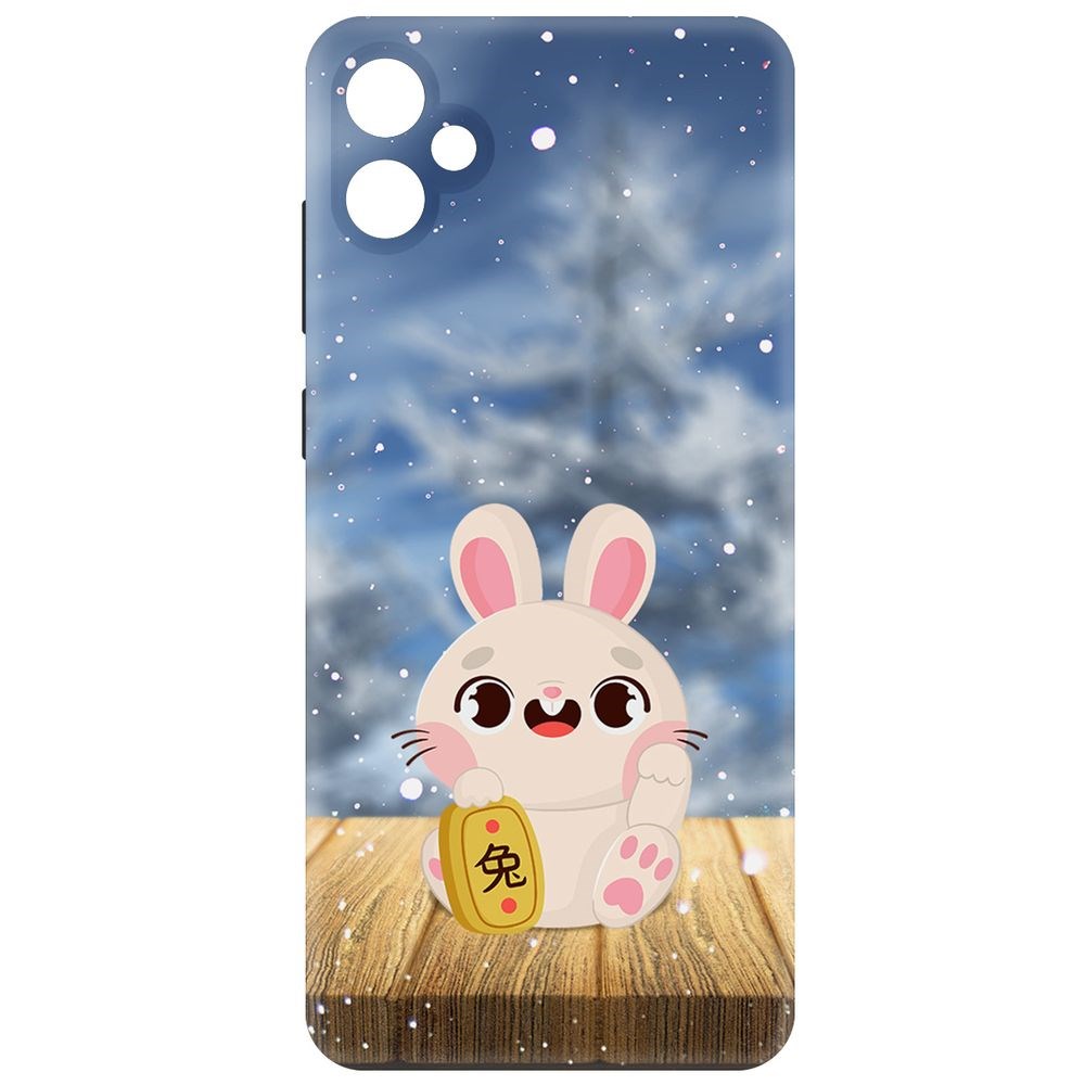 

Чехол-накладка Krutoff Soft Case Год кролика для Samsung Galaxy A05 черный