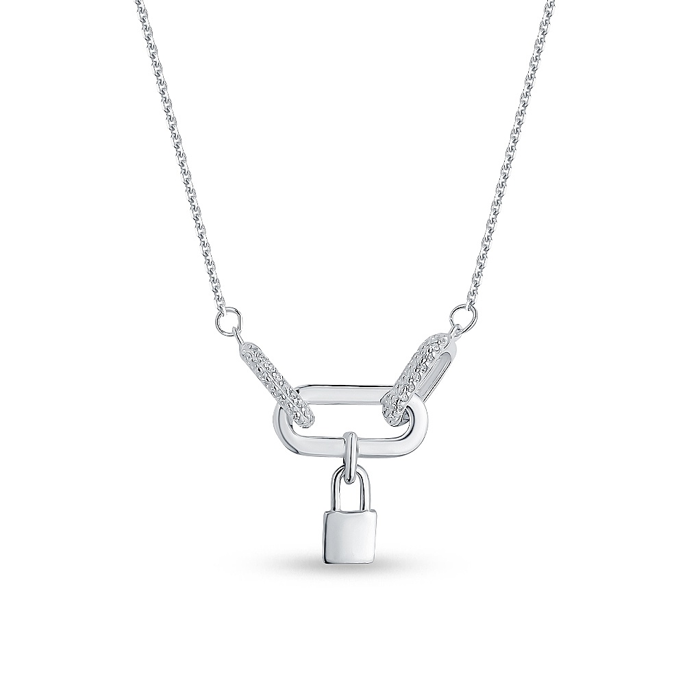 

Колье из серебра 45 см 585Gold 706000628, фианит, 706000628