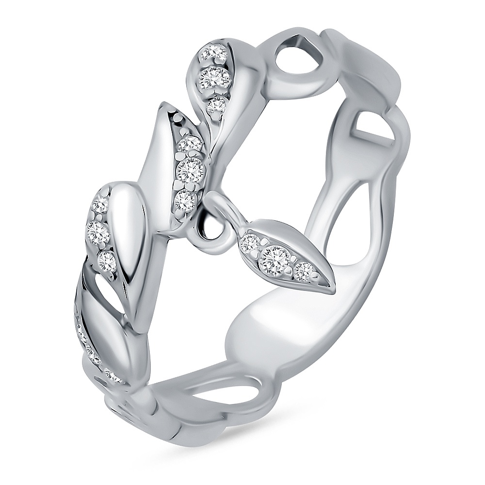 

Кольцо из серебра с фианитом р. , 585Gold 701013177, 701013177