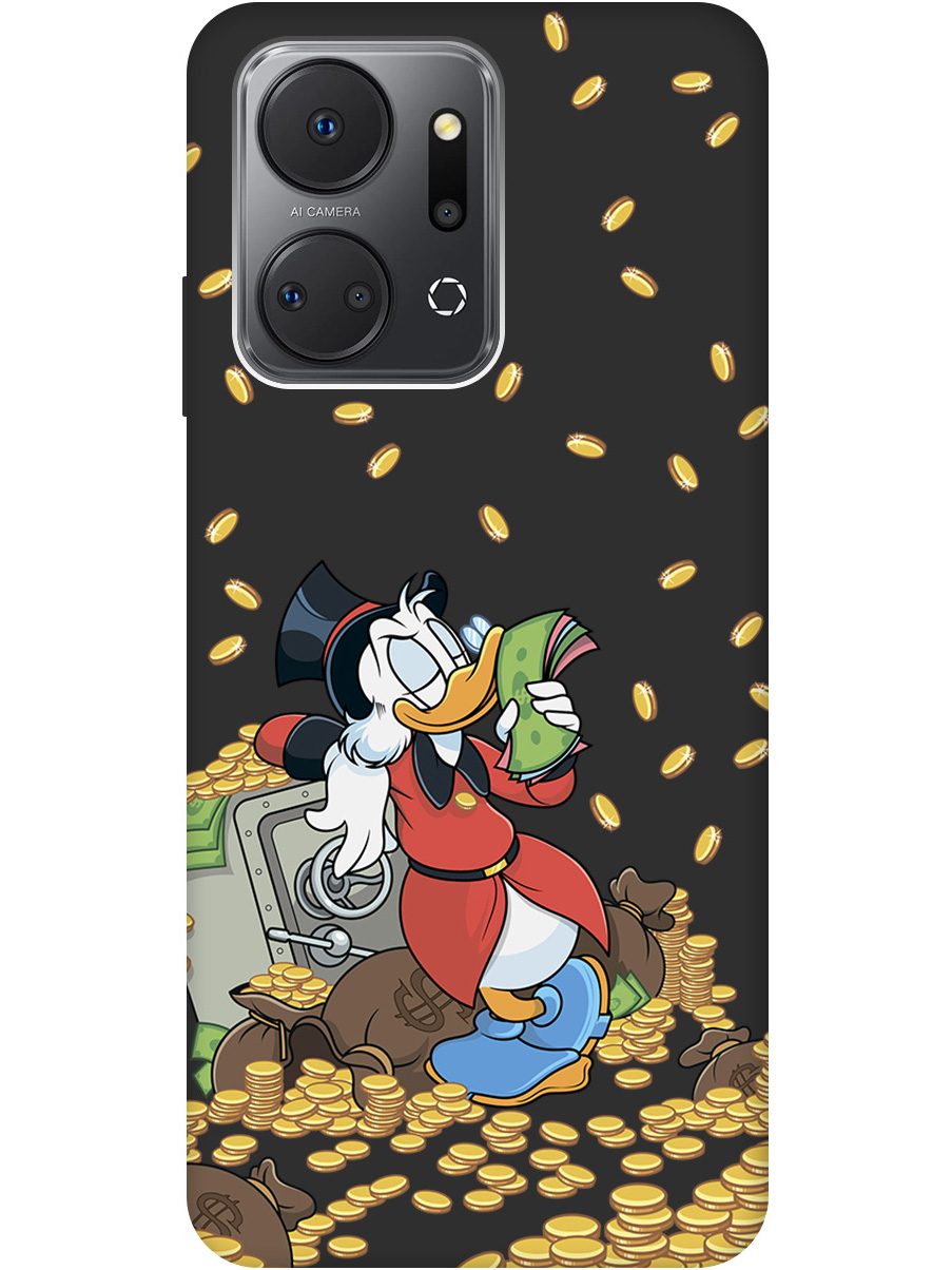 

Силиконовый чехол на Honor X7a с принтом "Скрудж и сейф" матовый черный, Черный;белый;красный, 769393871