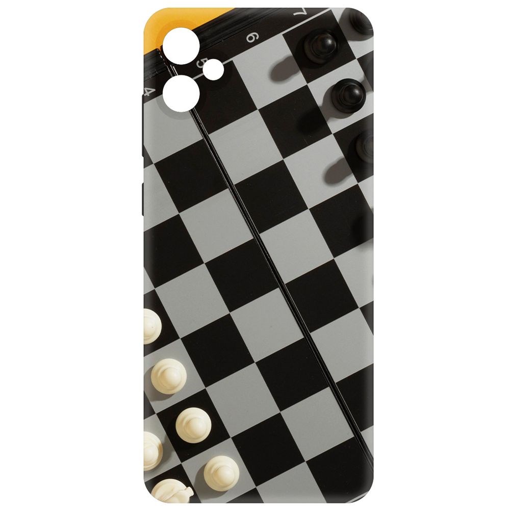 

Чехол-накладка Krutoff Soft Case Шахматы для Samsung Galaxy A05 черный