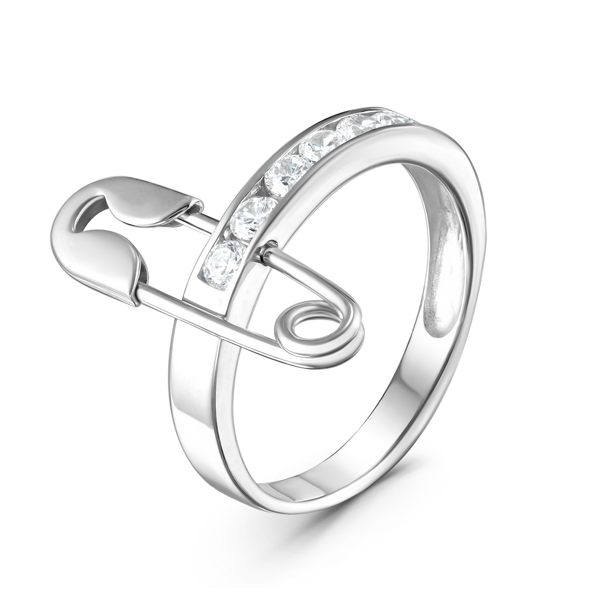 

Кольцо из серебра р. 18,5 VALTERA 118941, фианит, 118941