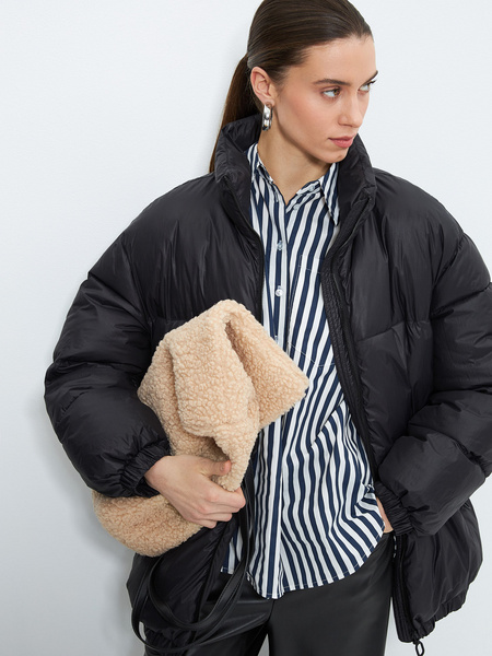 

Куртка женская ZARINA 3122403103 черная M, Черный, 3122403103