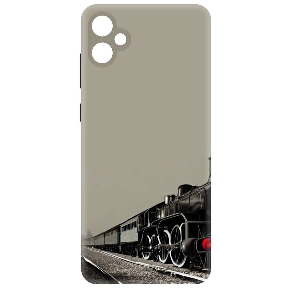 

Чехол-накладка Krutoff Soft Case Паровоз для Samsung Galaxy A05 черный