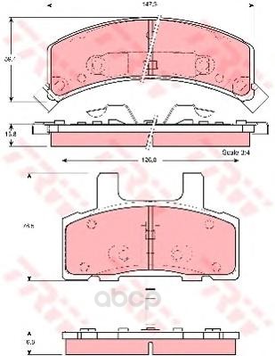 

Колодки Дисковые П. Chevrolet Blazer All 93> Gdb1273 =552 02 [18037559]