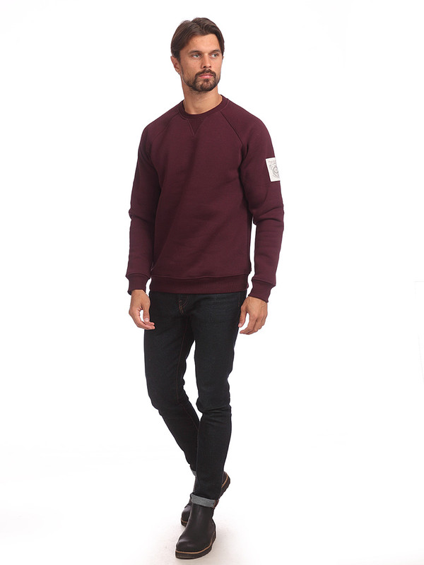 

Свитшот мужской STREET INDUSTRIES SR014 бордовый L, SR014