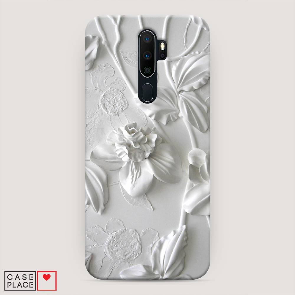 

Пластиковый чехол "Гипсовые цветы" на Oppo A5 (2020), 251320-5