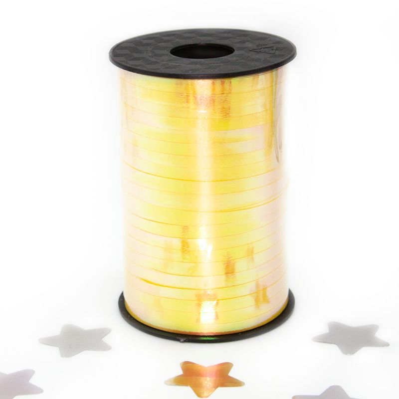 Лента Дон Баллон, RC-SR35, Северное сияние, Желтый, Голография, 1 шт.