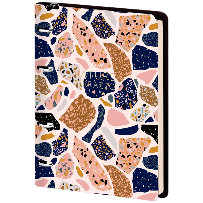 

Greenwich Line на кольцах, А5, 80 листов, Лайт, кожзам, Utility, Terrazzo, на кольцах, А5, 80 листов, Лайт, кожзам, Utility, Terrazzo