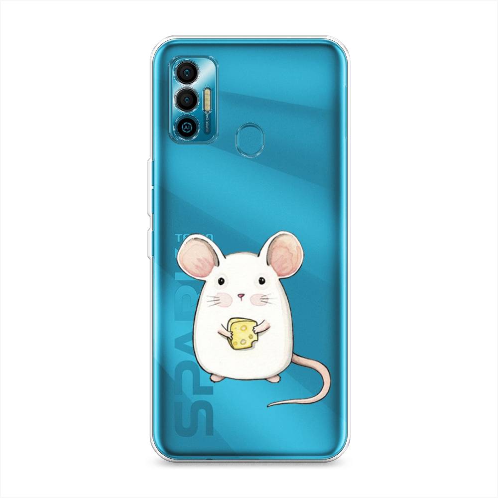 

Чехол Awog на Tecno Spark 7 "Мышка", Разноцветный, 301050-1