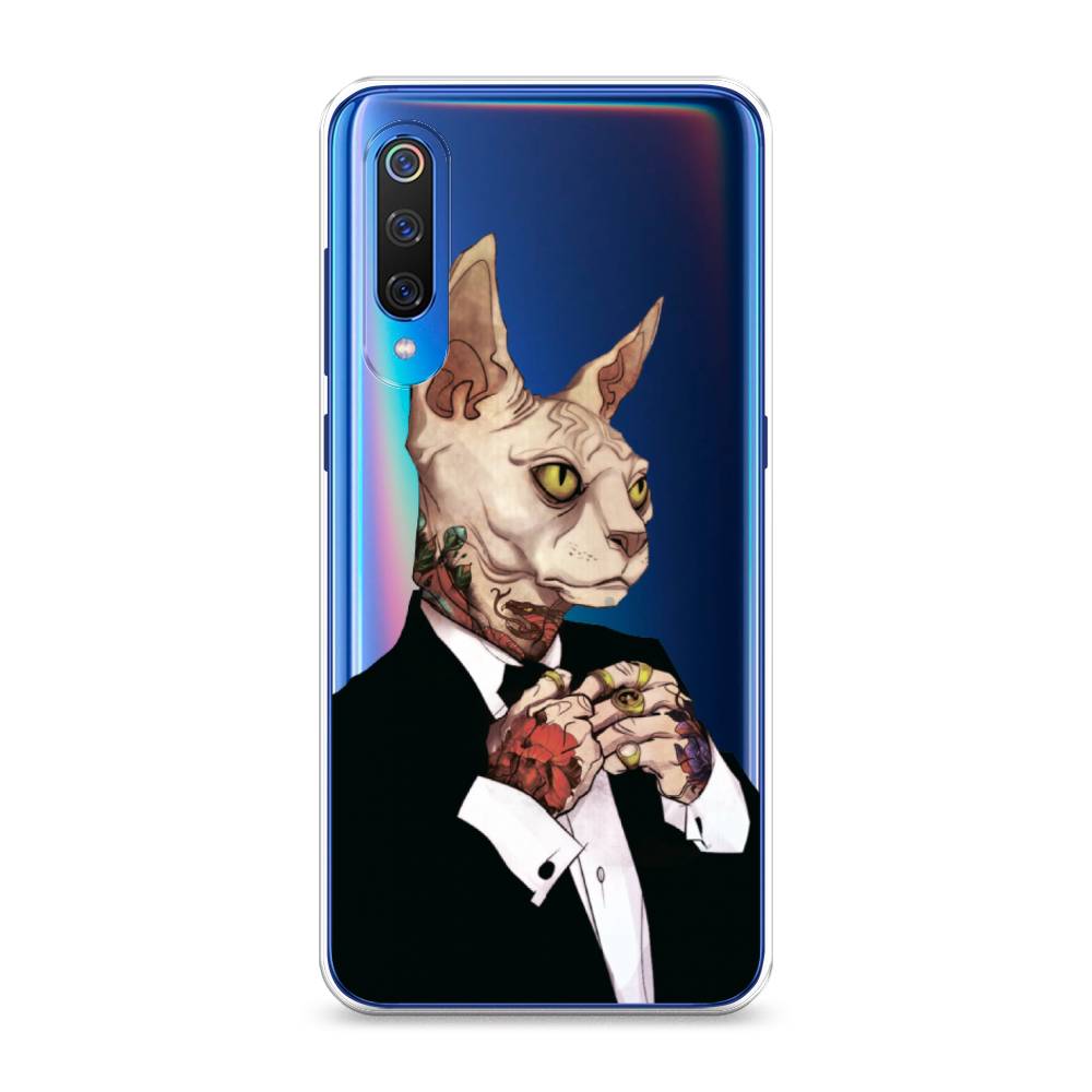 

Чехол Awog на Xiaomi Mi 9 "Татуированный сфинкс", Разноцветный, 34850-7