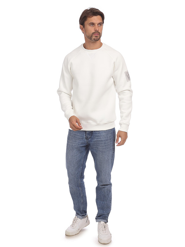 

Свитшот мужской STREET INDUSTRIES SR014 белый M, SR014