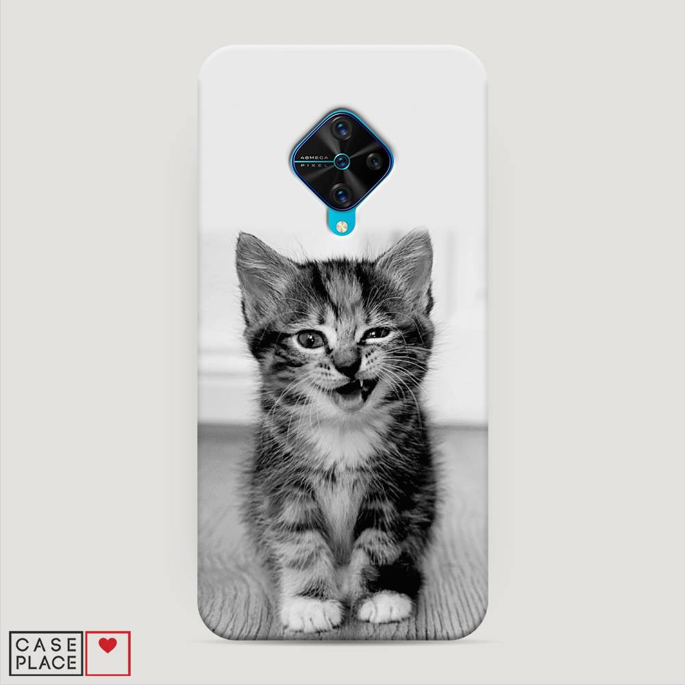 

Пластиковый чехол "Подмигивающий котенок" на Vivo V17, 261520-1