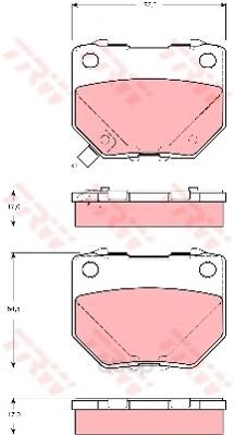 

Колодки Дисковые З. Subaru Impreza 2.0T Wrx 00-01 Gdb3308 =365 21=D7053M-01