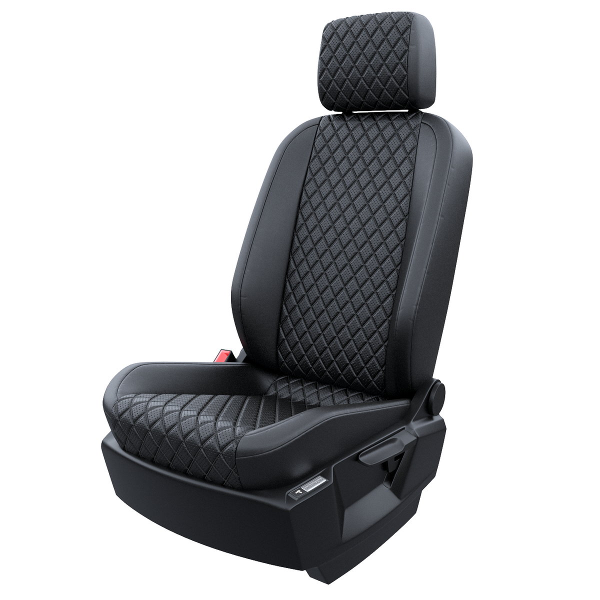 

Чехлы на сиденья Чехлы.ру Хендай Матрикс 1 экокожа с ромбом черный и черный 4500AV859FT, 270