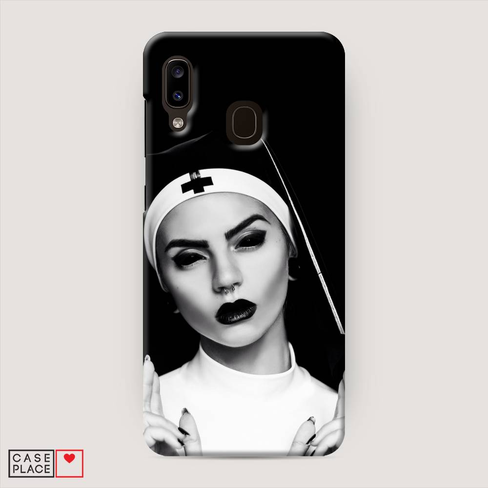 

Пластиковый чехол "Черная монашка" на Samsung Galaxy A30, 27520-7
