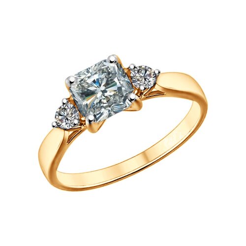 

Кольцо из серебра р. 19 SOKOLOV 93011098, фианит, 93011098