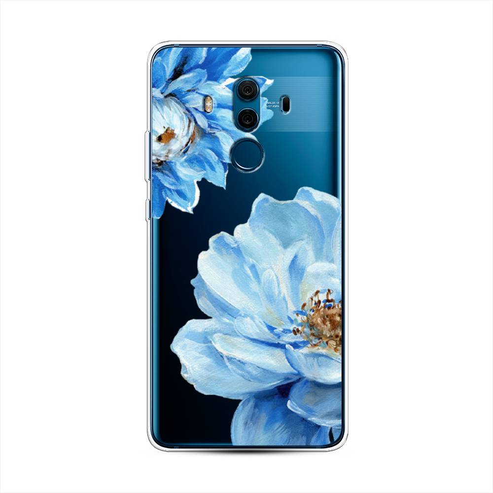 

Чехол Awog на Huawei Mate 10 Pro "Голубые клематисы", Разноцветный, 63450-8