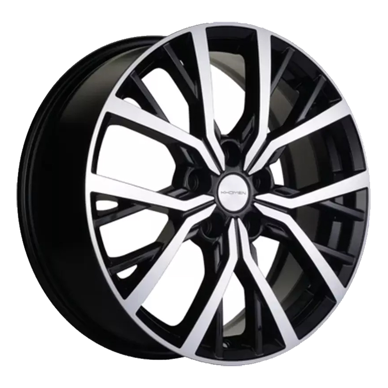 

Колесный диск Khomen Khw1806 (18 zv Geely Coolray) R18x7 5x114.3 Et50 Cb54.1 Black fp KHOM, Черный