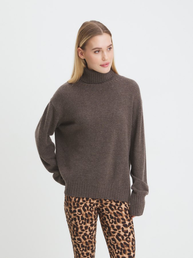 

Свитер женский Maison David Jacket-1 коричневый XS, Jacket-1
