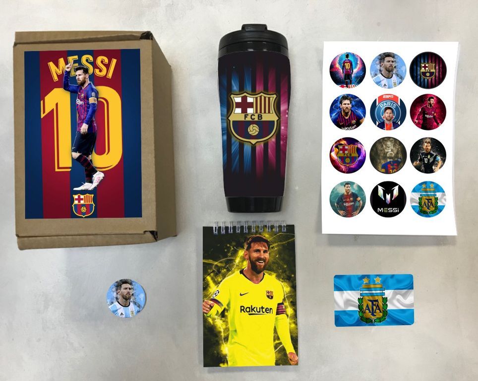 

Бокс с подарком Messi, Месси - 6, 55779032-1, 5 предметов