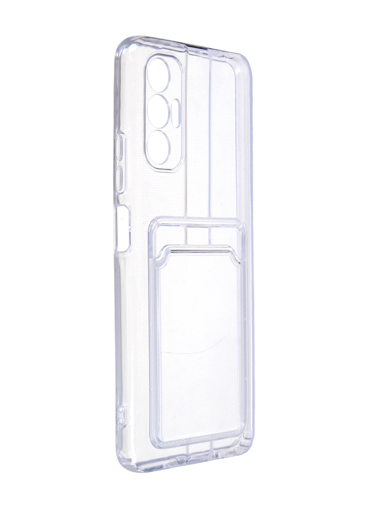 фото Чехол neypo для tecno pova 3 pocket silicone с карманом transparent acs55397