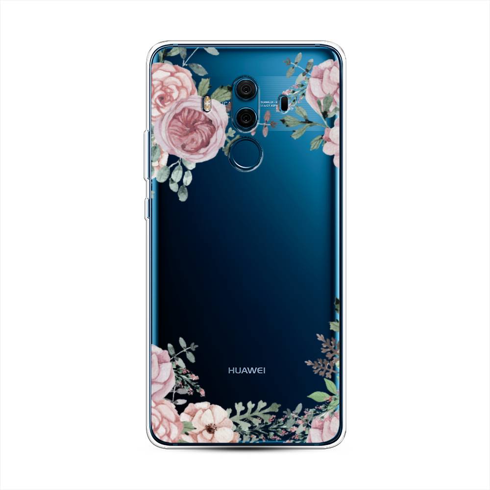 

Чехол Awog на Huawei Mate 10 Pro "Нежные розы акварель", Разноцветный, 63450-8