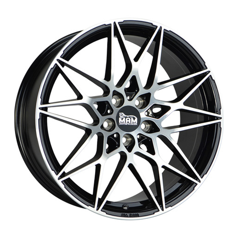 

Колесный диск Mam Felgen B2 R19x8.5 5x112 Et30 Cb72.6 Black front polish MAM MAMB285195112
